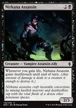 Nirkana Assassin⁣ - Battle for Zendikar⁣ (Common)⁣ [118]