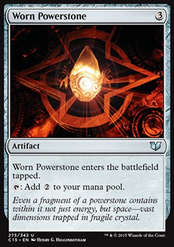 Worn Powerstone - Commander 2015 (Uncommon) [C15-275]
