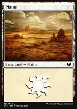 Plains (V.3)⁣ - Commander 2015⁣ (Land)⁣ [325]