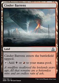 Cinder Barrens⁣ - Oath of the Gatewatch⁣ (Uncommon)⁣ [168]