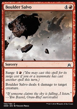 Boulder Salvo⁣ - Oath of the Gatewatch⁣ (Common)⁣ [102]