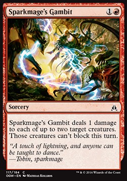 Sparkmage's Gambit⁣ - Oath of the Gatewatch⁣ (Common)⁣ [117]