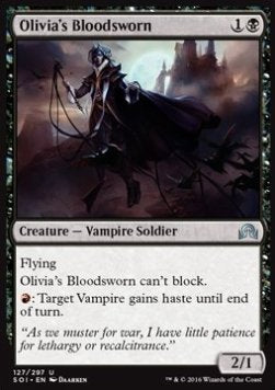 Olivia's Bloodsworn⁣ - Shadows over Innistrad⁣ (Uncommon)⁣ [127]