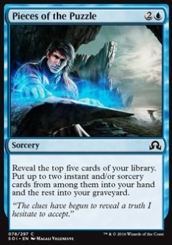 Pieces of the Puzzle⁣ - Shadows over Innistrad⁣ (Common)⁣ [78]