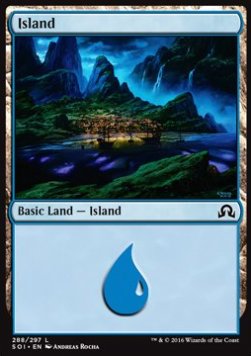 Island (V.3)⁣ - Shadows over Innistrad⁣ (Land)⁣ [288]