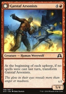 Gatstaf Arsonists / Gatstaf Ravagers⁣ - Shadows over Innistrad⁣ (Common)⁣ [158]