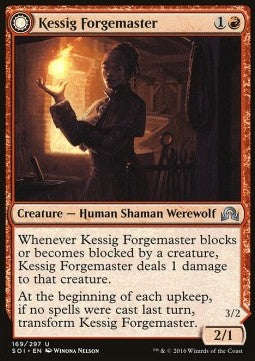 Kessig Forgemaster / Flameheart Werewolf - Shadows over Innistrad (Uncommon) [SOI-169]