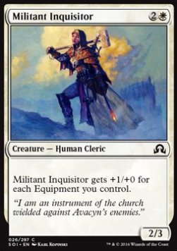 Militant Inquisitor⁣ - Shadows over Innistrad⁣ (Common)⁣ [26]