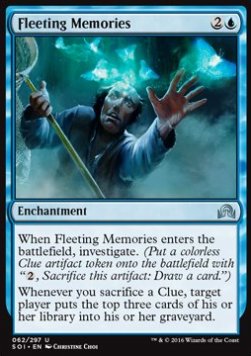 Fleeting Memories⁣ - Shadows over Innistrad⁣ (Uncommon)⁣ [62]