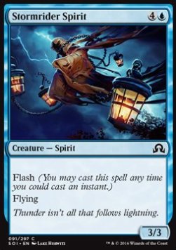 Stormrider Spirit⁣ - Shadows over Innistrad⁣ (Common)⁣ [91]