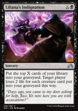 Liliana's Indignation⁣ - Shadows over Innistrad⁣ (Uncommon)⁣ [120]