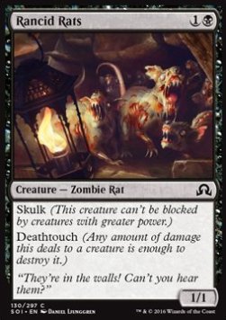 Rancid Rats⁣ - Shadows over Innistrad⁣ (Common)⁣ [130]