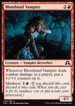 Bloodmad Vampire⁣ - Shadows over Innistrad⁣ (Common)⁣ [146]