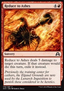 Reduce to Ashes⁣ - Shadows over Innistrad⁣ (Common)⁣ [176]
