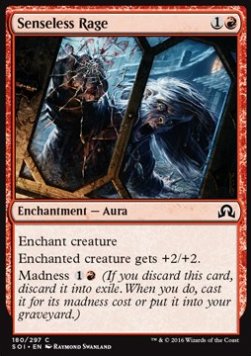 Senseless Rage⁣ - Shadows over Innistrad⁣ (Common)⁣ [180]