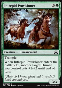 Intrepid Provisioner⁣ - Shadows over Innistrad⁣ (Common)⁣ [213]
