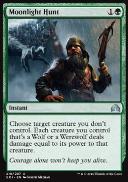 Moonlight Hunt⁣ - Shadows over Innistrad⁣ (Uncommon)⁣ [219]