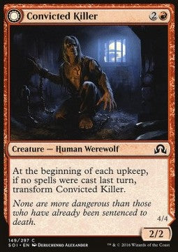 Convicted Killer / Branded Howler⁣ - Shadows over Innistrad⁣ (Common)⁣ [149]