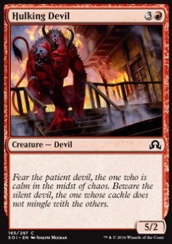 Hulking Devil⁣ - Shadows over Innistrad⁣ (Common)⁣ [165]