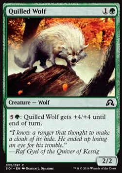 Quilled Wolf⁣ - Shadows over Innistrad⁣ (Common)⁣ [222]