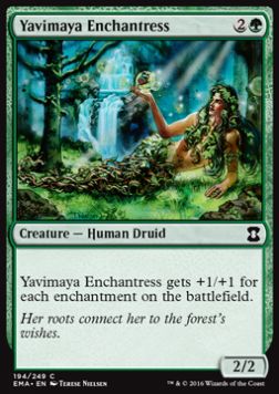 Yavimaya Enchantress⁣ - Eternal Masters⁣ (Common)⁣ [194]