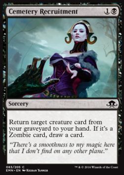 Cemetery Recruitment⁣ - Eldritch Moon⁣ (Common)⁣ [83]