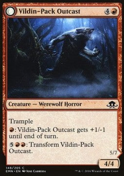 Vildin-Pack Outcast / Dronepack Kindred⁣ - Eldritch Moon⁣ (Common)⁣ [148]