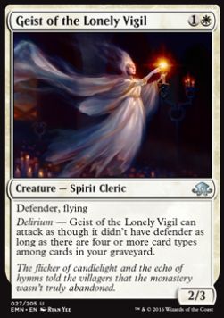 Geist of the Lonely Vigil - Eldritch Moon (Uncommon) [EMN-27]
