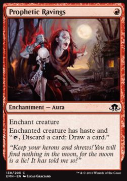 Prophetic Ravings⁣ - Eldritch Moon⁣ (Common)⁣ [139]
