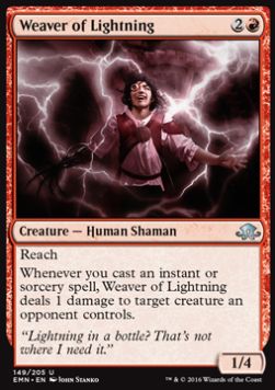 Weaver of Lightning⁣ - Eldritch Moon⁣ (Uncommon)⁣ [149]