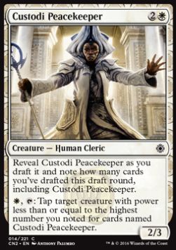 Custodi Peacekeeper - Conspiracy: Take the Crown (Common) [CN2-14]