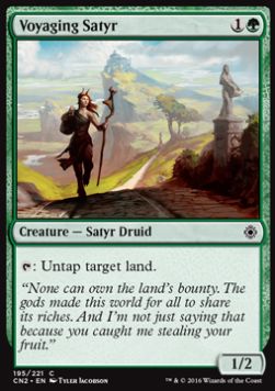 Voyaging Satyr - Conspiracy: Take the Crown (Common) [CN2-195]