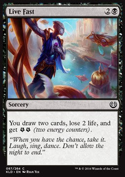 Live Fast⁣ - Kaladesh⁣ (Common)⁣ [87]
