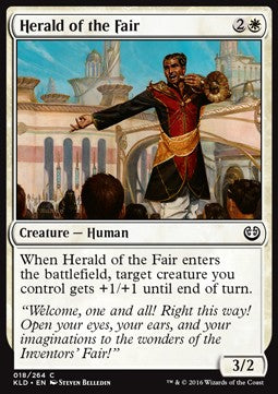 Herald of the Fair⁣ - Kaladesh⁣ (Common)⁣ [18]