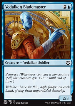Vedalken Blademaster⁣ - Kaladesh⁣ (Common)⁣ [68]