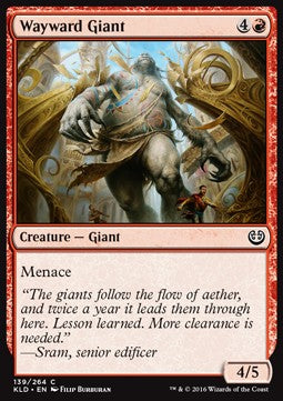 Wayward Giant⁣ - Kaladesh⁣ (Common)⁣ [139]