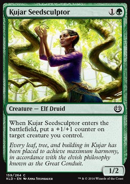 Kujar Seedsculptor⁣ - Kaladesh⁣ (Common)⁣ [159]