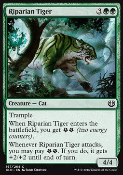 Riparian Tiger⁣ - Kaladesh⁣ (Common)⁣ [167]