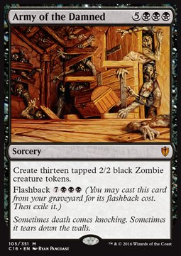 Army of the Damned⁣ - Commander 2016⁣ (Mythic)⁣ [105]