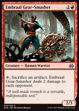 Embraal Gear-Smasher⁣ - Aether Revolt⁣ (Common)⁣ [79]