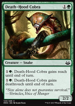 Death-Hood Cobra⁣ - Modern Masters 2017⁣ (Common)⁣ [123]