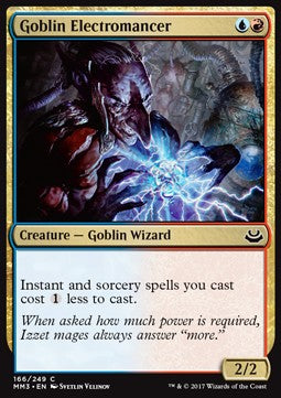 Goblin Electromancer⁣ - Modern Masters 2017⁣ (Common)⁣ [166]