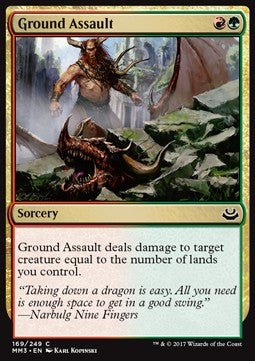 Ground Assault⁣ - Modern Masters 2017⁣ (Common)⁣ [169]