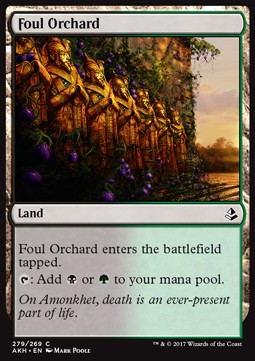 Foul Orchard⁣ - Amonkhet⁣ (Common)⁣ [279]