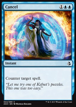 Cancel⁣ - Amonkhet⁣ (Common)⁣ [44]