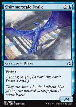 Shimmerscale Drake⁣ - Amonkhet⁣ (Common)⁣ [70]