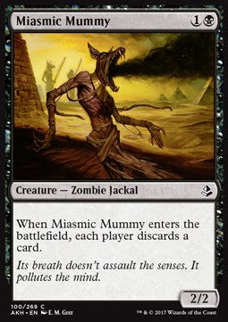 Miasmic Mummy⁣ - Amonkhet⁣ (Common)⁣ [100]