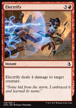 Electrify⁣ - Amonkhet⁣ (Common)⁣ [129]