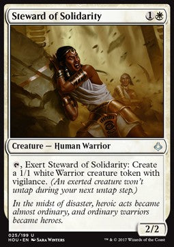 Steward of Solidarity⁣ - Hour of Devastation⁣ (Uncommon)⁣ [25]