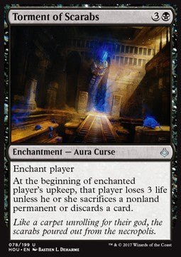 Torment of Scarabs⁣ - Hour of Devastation⁣ (Uncommon)⁣ [78]